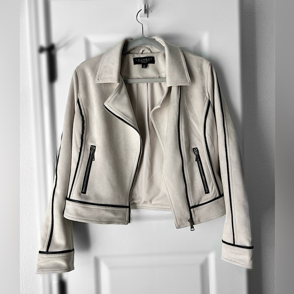 Chinese Laundry Women’s Suede Moto Jacket - Medium NWOT